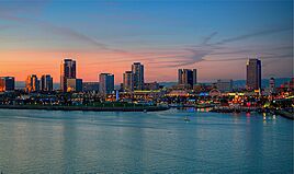 Downtown Long Beach skyline