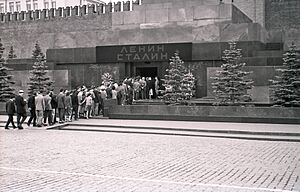 Moskau 1957 - Lenin-Stalin-Mausoleum