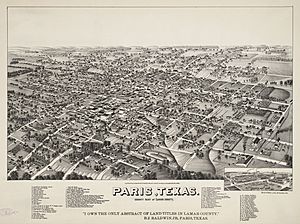 Old map-Paris-1885