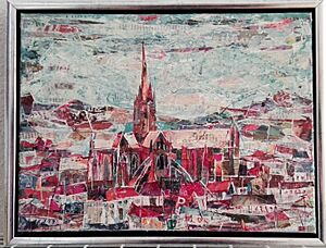 Painting of Salisbury Cathedral 2018