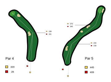 Par 4 5 dogleg