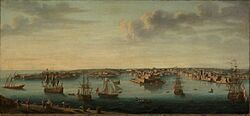 Port de La Valette vers 1750 Malte
