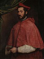 Portrait of Cardinal Alessandro Farnese (by Titian)