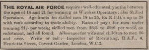 Radio Times - 1923-12-21 - p500 (RAF advert)