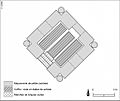 Schematic plan of the central mausoleum