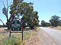 Tallimba Town Entry Sign