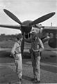 Thomas B. McGuire (L) and Charles Lindbergh (R)