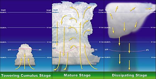 Thunderstorm formation