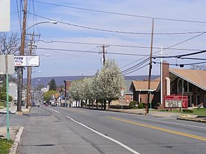 East Grand Avenue (Rt. 209), facing northeast