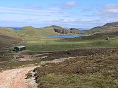 Town Loch and Sandhill Ruin - geograph.org.uk - 910929