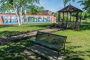 Westbrook, Maine sign and gazebo.jpg