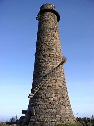 Ballycorus Lead Mines Chimney