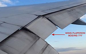 Boeing 777 Wing Flaperon (Part No. 657 BB)