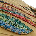 Bottlecap mosaic