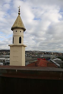 Bussigny mock minaret