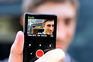 Flip camera display