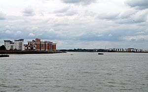 Gallions Reach (eastern end), Thames Estuary - geograph.org.uk - 37410