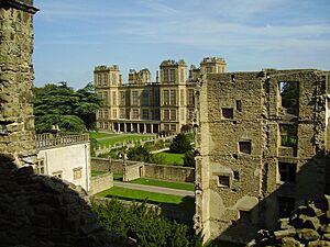 Hardwick Hall from Hardwick Old Hall - geograph.org.uk - 1924489