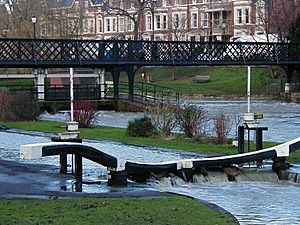 Jesus Lock and footbridge