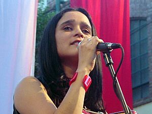 Julieta Venegas primer plano