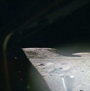 Lunar surface shortly after landing, Apollo 16