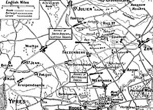 MapThirdYpresFrezenbergSeptemberOctober1917