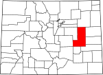 State map highlighting Lincoln County