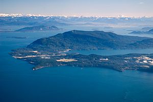 Orcas Island aerial view EPA photo