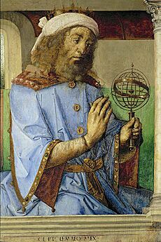 Ptolemy 1476 with armillary sphere model