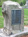 Stone marking home of Peter Powers (Hollis, NH)