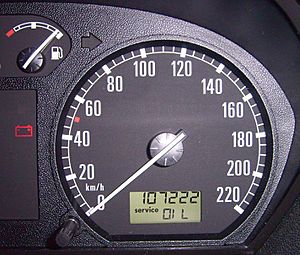 Tachometer service oil