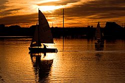 Tempe Town Lake sailboats