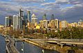 The Philadelphia Skyline at Dusk