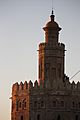 Torre del Oro, atardecer