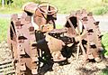 Tractor rusting at farm