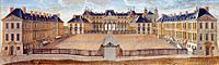 18th century paiting of the Château de Lunéville, Lorraine