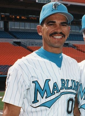 Benito Santiago at Joe Robbie Stadium (cropped).jpg