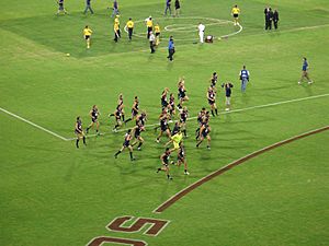 Carlton FC warmup