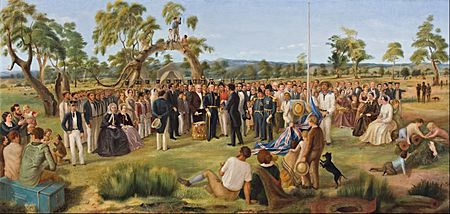 Charles Hill - The Proclamation of South Australia 1836 - Google Art Project