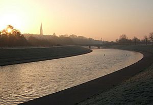 Exe Flood Relief Channel - geograph.org.uk - 695255