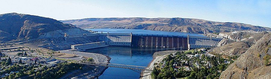 Grand Coulee Dam panorama