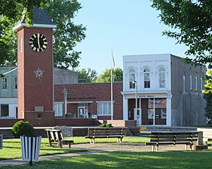 City Hall and library