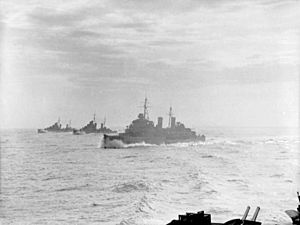 HMS Birmingham convoy