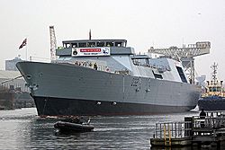 HMS Daring at Scotstoun