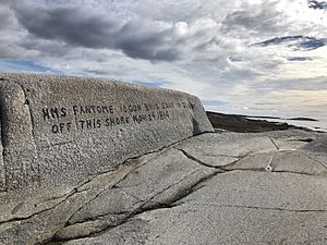 HMS Fantome, Prospect, Nova Scotia