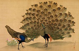 Okyo Peacock and Peahen.jpg