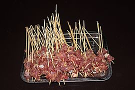 Raw satay