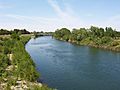 Sac State American River from Guy West Bridge