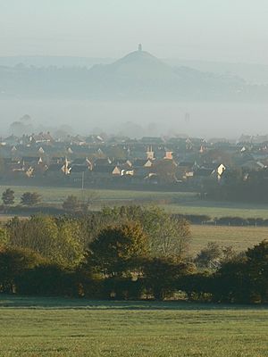 Street and Glastonbury Tor