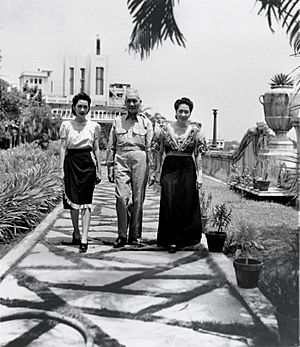 The Osmeña Family at Malacañang Palace c. 1945